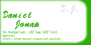 daniel jonap business card